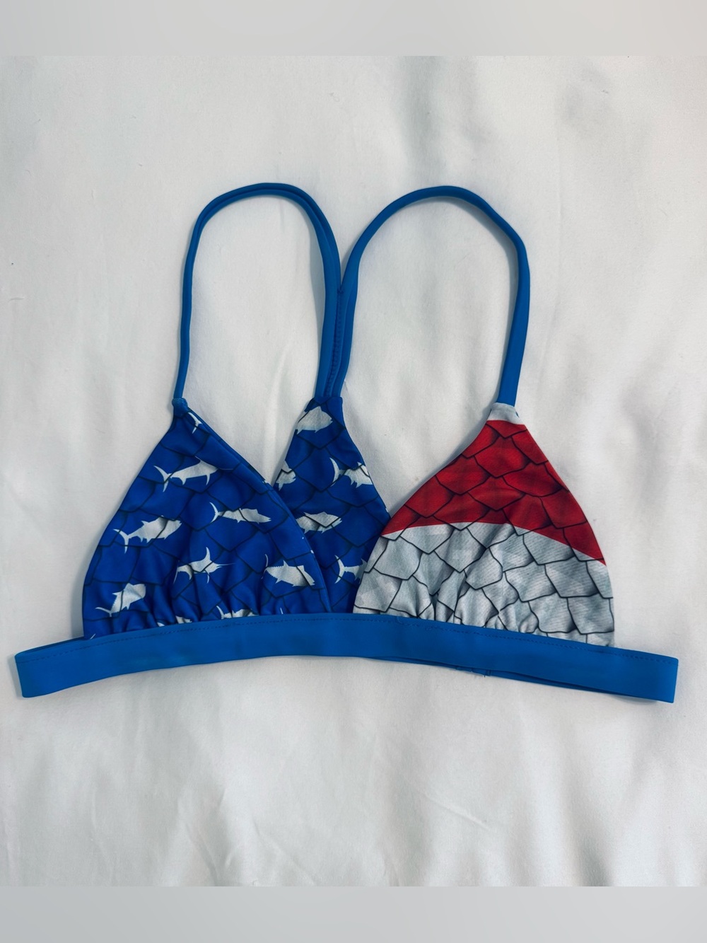 Pelagic Women’s Reversible American Fish Bikini Top